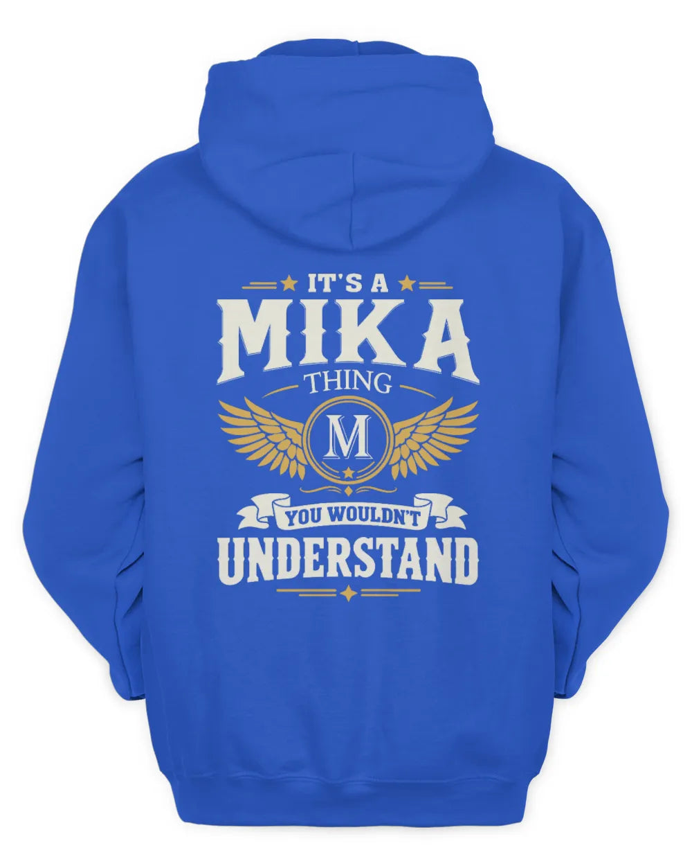 MIKA KT06-M008 It’s a [NAME] Thing – You Wouldn’t Understand | Personalized Vintage T-Shirt - Unisex Hoodie - Royal