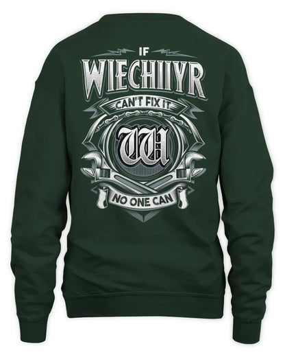 WIECHIIYR AP81-K4-626 - Personalized Ahmed Quote Apparel “If Ahmed Can't Fix It, No One Can” - Unisex Sweatshirt - Forest Green