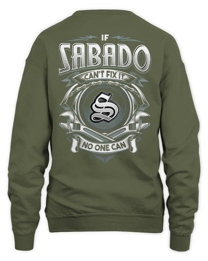 SABADO AP81-K4-626 - Personalized Ahmed Quote Apparel “If Ahmed Can't Fix It, No One Can” - Unisex Sweatshirt - Military Green