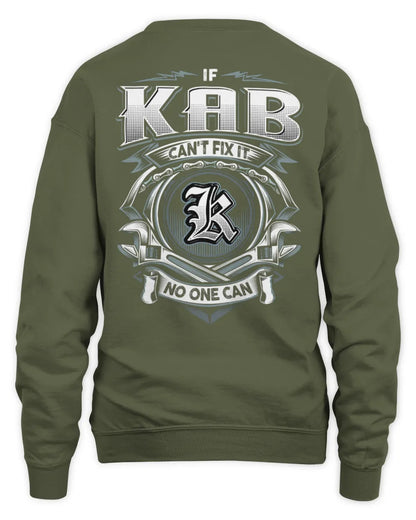 KAB AP81-K4-626 - Personalized Ahmed Quote Apparel “If Ahmed Can't Fix It, No One Can” - Unisex Sweatshirt - Military Green