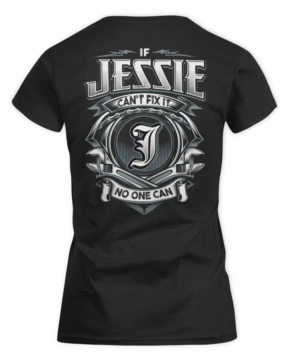 JESSIE AP81-K4-626 - Personalized Ahmed Quote Apparel “If Ahmed Can't Fix It, No One Can” - Women's Standard T-Shirt - Black