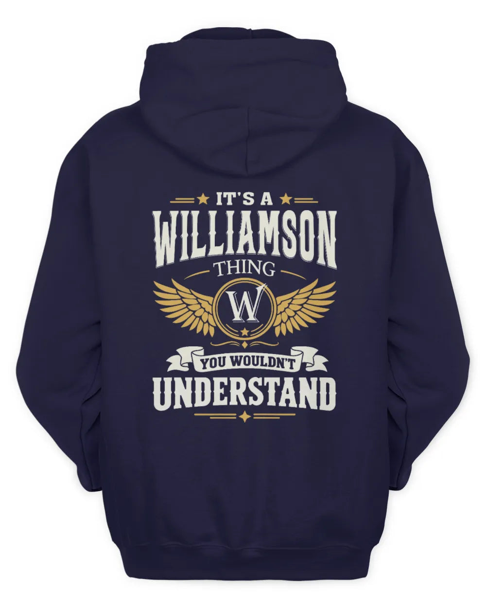 WILLIAMSON KT06-M008 It’s a [NAME] Thing – You Wouldn’t Understand | Personalized Vintage T-Shirt - Unisex Hoodie - Navy