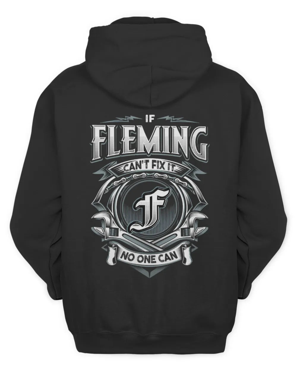 FLEMING AP81-K4-626 - Personalized Ahmed Quote Apparel “If Ahmed Can't Fix It, No One Can” - Unisex Hoodie - Black