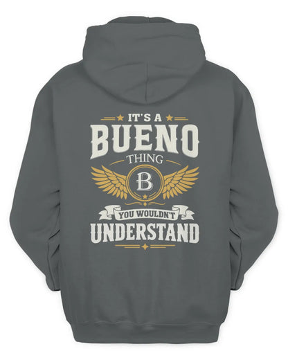 BUENO KT06-M008 It’s a [NAME] Thing – You Wouldn’t Understand | Personalized Vintage T-Shirt - Unisex Hoodie - Charcoal
