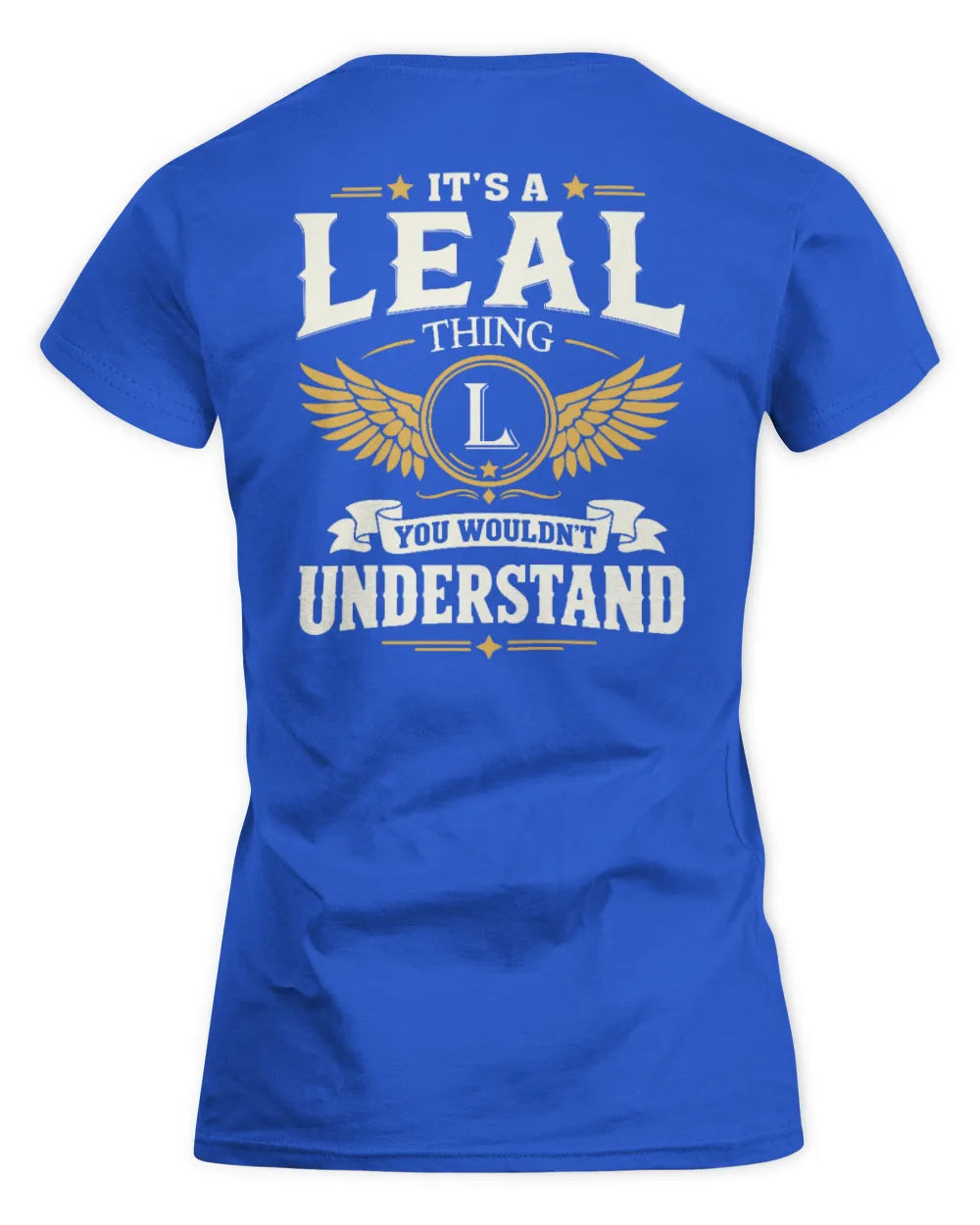 LEAL KT06-M008 It’s a [NAME] Thing – You Wouldn’t Understand | Personalized Vintage T-Shirt - Women's Standard T-Shirt - Royal
