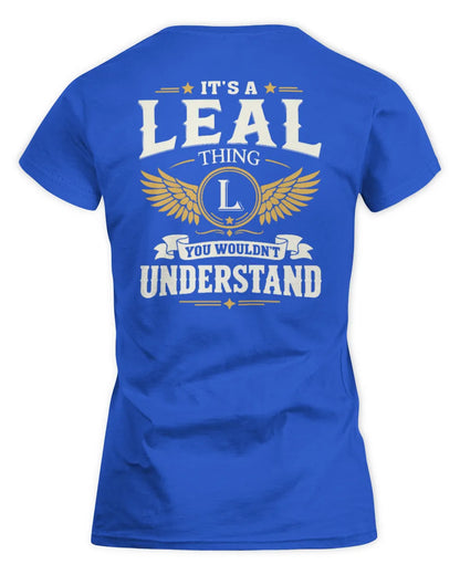 LEAL KT06-M008 It’s a [NAME] Thing – You Wouldn’t Understand | Personalized Vintage T-Shirt - Women's Standard T-Shirt - Royal