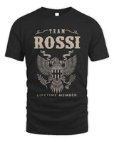 ROSSI TP06-K82 – Personalized Classic Style Apparel “Team NAME Lifetime Member” - Unisex Standard T-Shirt - Black