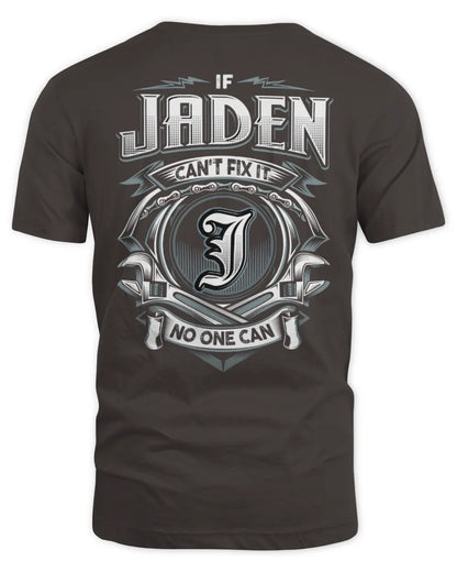 JADEN AP81-K4-626 - Personalized Ahmed Quote Apparel “If Ahmed Can't Fix It, No One Can” - Unisex Standard T-Shirt - Dark Chocolate