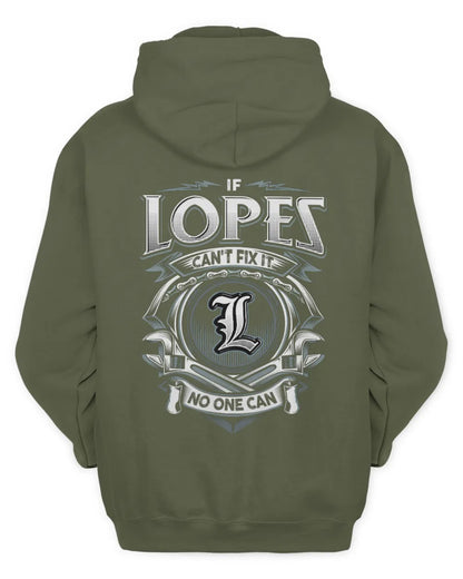 LOPES AP81-K4-626 - Personalized Ahmed Quote Apparel “If Ahmed Can't Fix It, No One Can” - Unisex Hoodie - Military Green