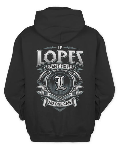 LOPES AP81-K4-626 - Personalized Ahmed Quote Apparel “If Ahmed Can't Fix It, No One Can” - Unisex Hoodie - Black