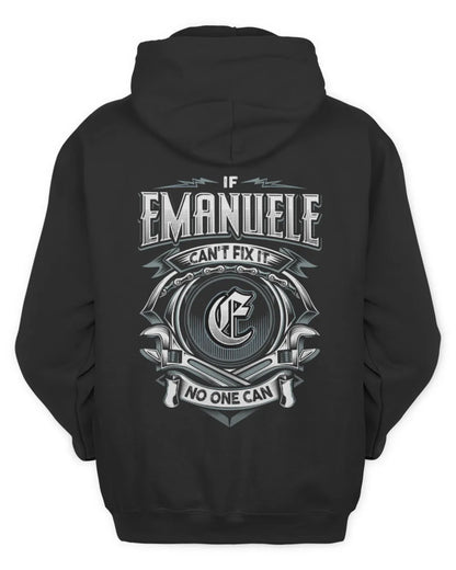 EMANUELE AP81-K4-626 - Personalized Ahmed Quote Apparel “If Ahmed Can't Fix It, No One Can” - Unisex Hoodie - Black