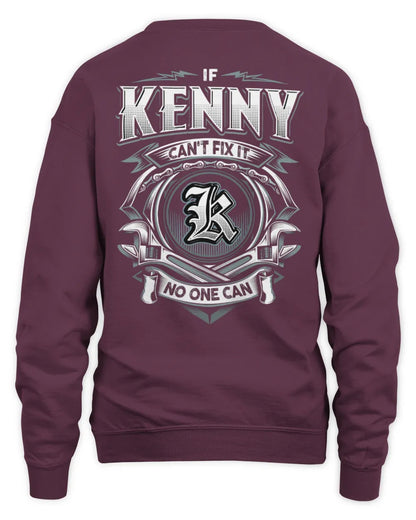 KENNY AP81-K4-626 - Personalized Ahmed Quote Apparel “If Ahmed Can't Fix It, No One Can” - Unisex Sweatshirt - Maroon