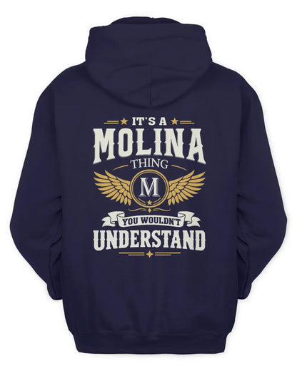 MOLINA KT06-M008 It’s a [NAME] Thing – You Wouldn’t Understand | Personalized Vintage T-Shirt - Unisex Hoodie - Navy