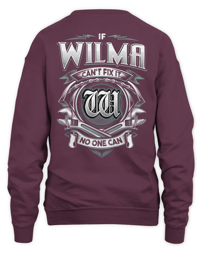 WILMA AP81-K4-626 - Personalized Ahmed Quote Apparel “If Ahmed Can't Fix It, No One Can” - Unisex Sweatshirt - Maroon