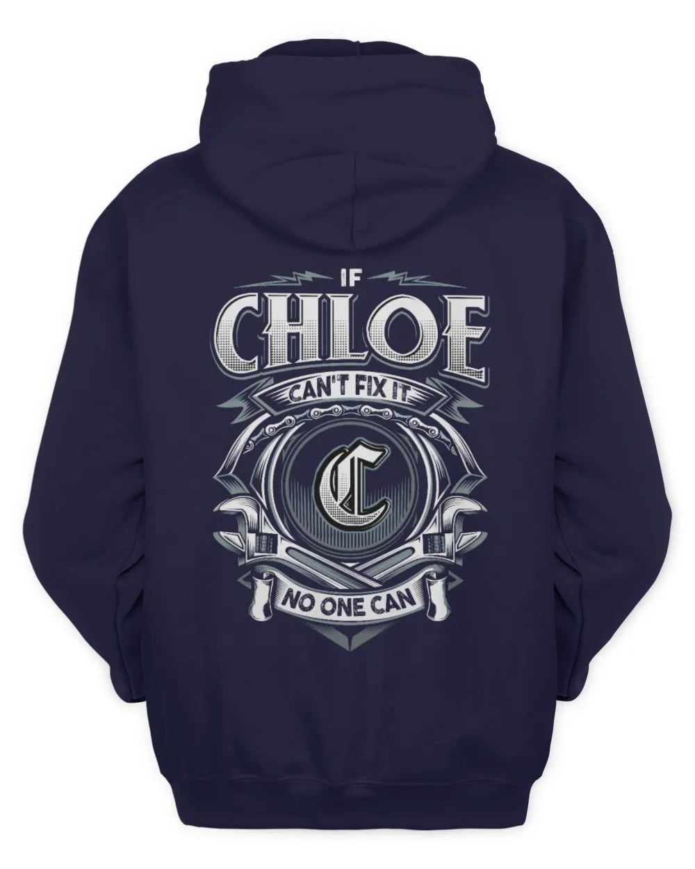 CHLOE AP81-K4-626 - Personalized Ahmed Quote Apparel “If Ahmed Can't Fix It, No One Can” - Unisex Hoodie - Navy