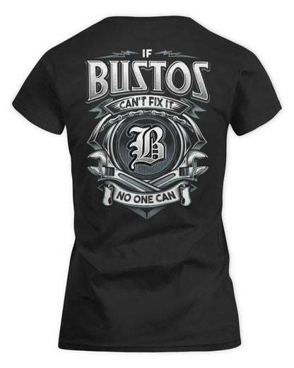 BUSTOS AP81-K4-626 - Personalized Ahmed Quote Apparel “If Ahmed Can't Fix It, No One Can” - Women's Standard T-Shirt - Black
