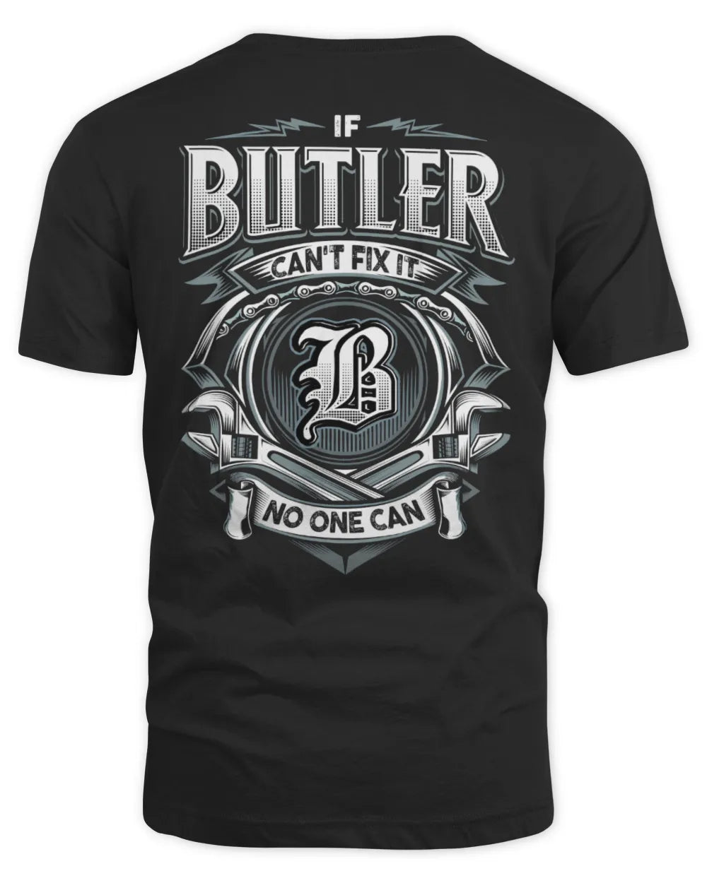 BUTLER AP81-K4-626 - Personalized Ahmed Quote Apparel “If Ahmed Can't Fix It, No One Can” - Unisex Standard T-Shirt - Black