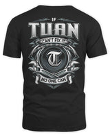 TUAN AP81-K4-626 - Personalized Ahmed Quote Apparel “If Ahmed Can't Fix It, No One Can” - Unisex Standard T-Shirt - Black