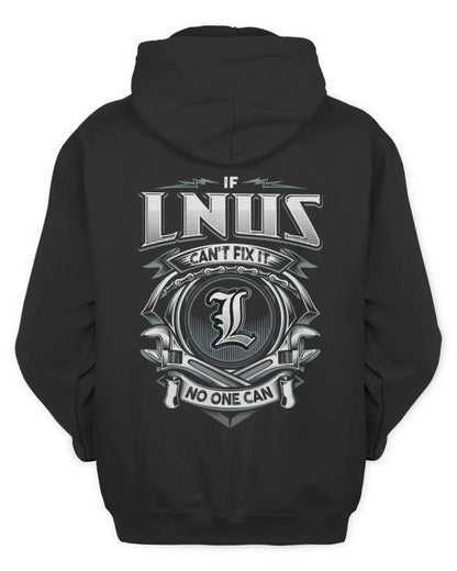 LNUS AP81-K4-626 - Personalized Ahmed Quote Apparel “If Ahmed Can't Fix It, No One Can” - Unisex Hoodie - Black