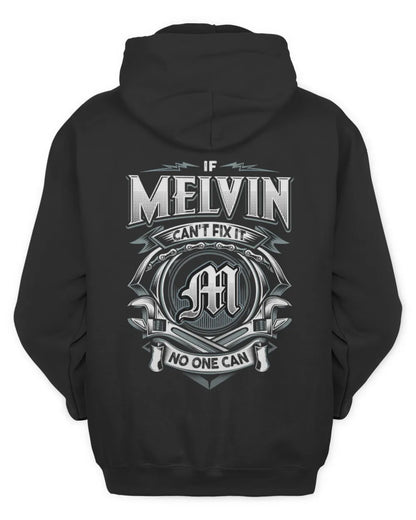 MELVIN AP81-K4-626 - Personalized Ahmed Quote Apparel “If Ahmed Can't Fix It, No One Can” - Unisex Hoodie - Black