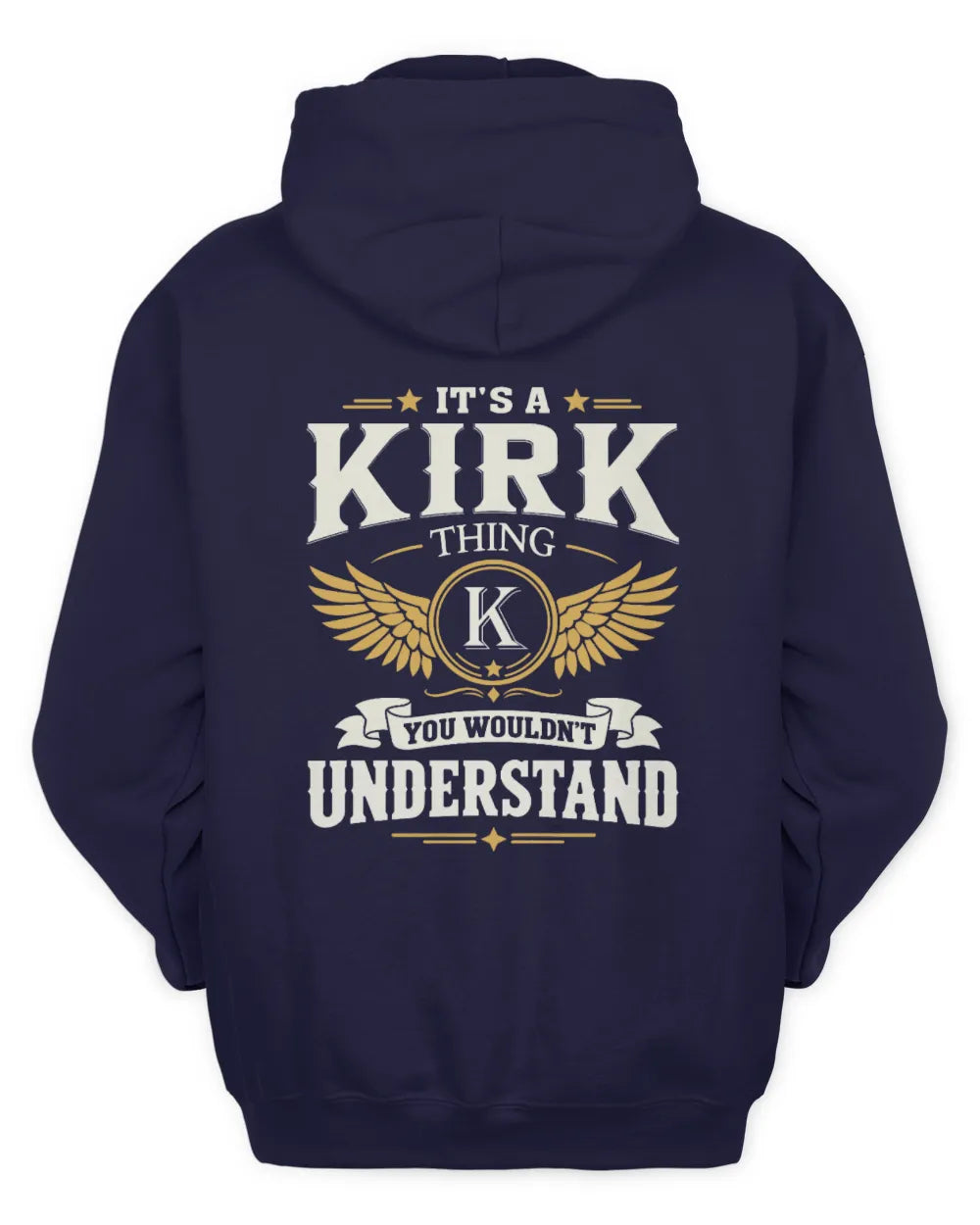 KIRK KT06-M008 It’s a [NAME] Thing – You Wouldn’t Understand | Personalized Vintage T-Shirt - Unisex Hoodie - Navy