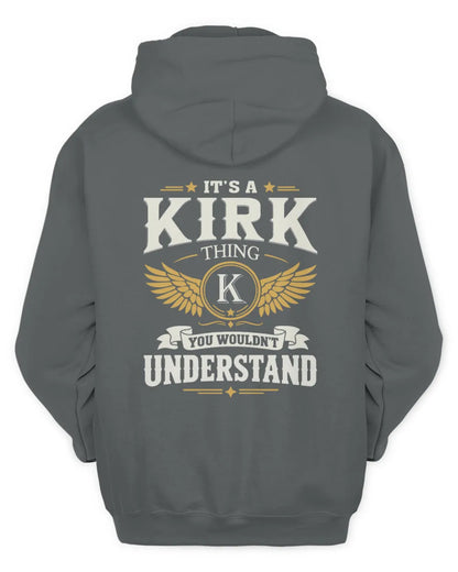 KIRK KT06-M008 It’s a [NAME] Thing – You Wouldn’t Understand | Personalized Vintage T-Shirt - Unisex Hoodie - Charcoal