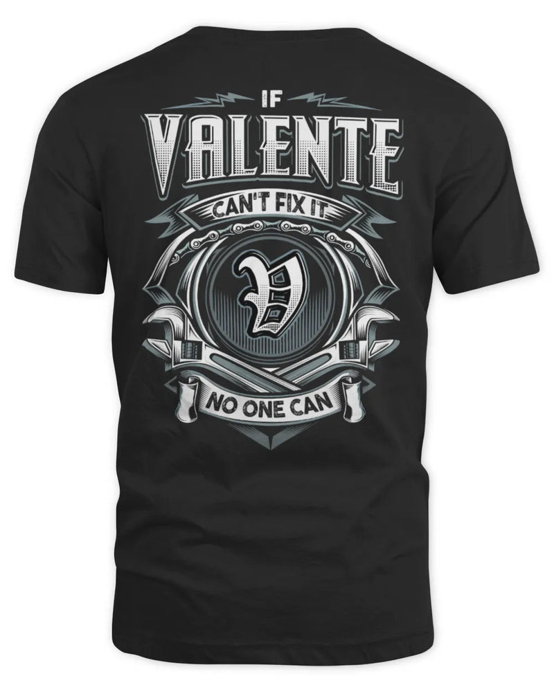 VALENTE AP81-K4-626 - Personalized Ahmed Quote Apparel “If Ahmed Can't Fix It, No One Can” - Unisex Standard T-Shirt - Black