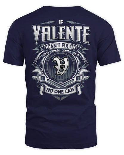 VALENTE AP81-K4-626 - Personalized Ahmed Quote Apparel “If Ahmed Can't Fix It, No One Can” - Unisex Standard T-Shirt - Navy