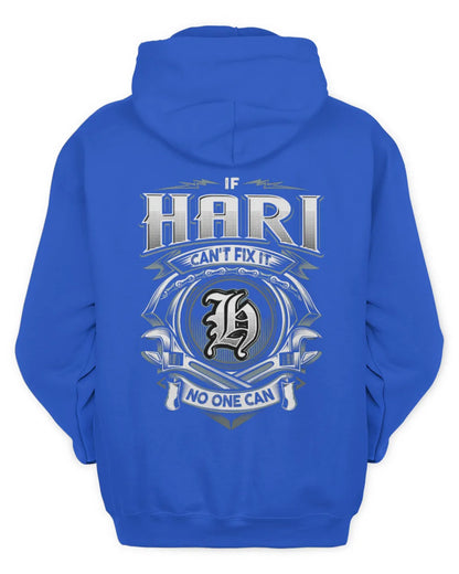 HARI AP81-K4-626 - Personalized Ahmed Quote Apparel “If Ahmed Can't Fix It, No One Can” - Unisex Hoodie - Royal