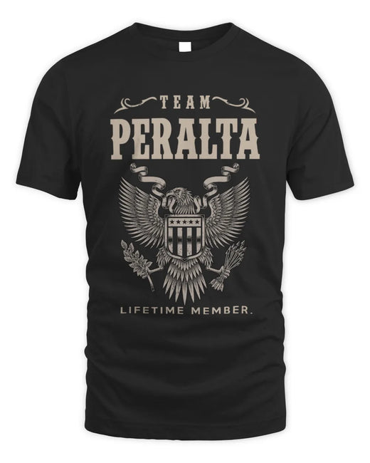 PERALTA TP06-K82 – Personalized Classic Style Apparel “Team NAME Lifetime Member”