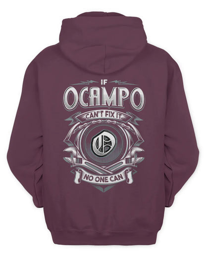 OCAMPO AP81-K4-626 - Personalized Ahmed Quote Apparel “If Ahmed Can't Fix It, No One Can” - Unisex Hoodie - Maroon