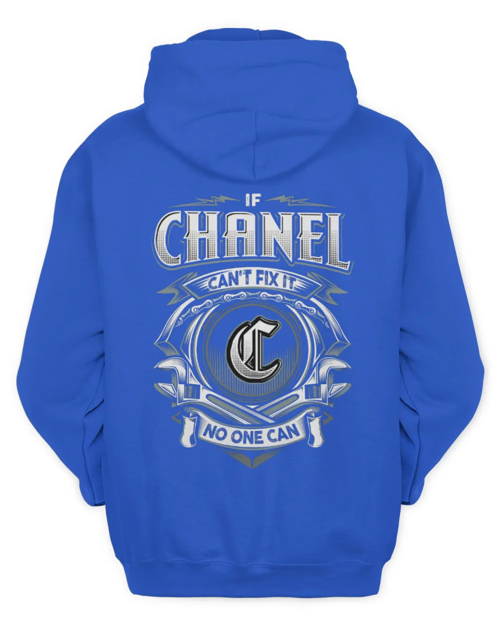 CHANEL AP81-K4-626 - Personalized Ahmed Quote Apparel “If Ahmed Can't Fix It, No One Can” - Unisex Hoodie - Royal