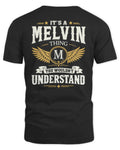MELVIN KT06-M008 It’s a [NAME] Thing – You Wouldn’t Understand | Personalized Vintage T-Shirt - Unisex Standard T-Shirt - Black