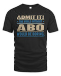 ABO TP68-K2-968 – Personalized Funny Quote Apparel “The World Without NAME Would Be Boring” - Unisex Standard T-Shirt - Black
