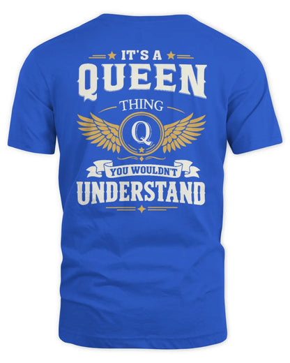 QUEEN KT06-M008 It’s a [NAME] Thing – You Wouldn’t Understand | Personalized Vintage T-Shirt - Unisex Standard T-Shirt - Royal