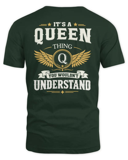 QUEEN KT06-M008 It’s a [NAME] Thing – You Wouldn’t Understand | Personalized Vintage T-Shirt - Unisex Standard T-Shirt - Forest Green