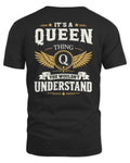 QUEEN KT06-M008 It’s a [NAME] Thing – You Wouldn’t Understand | Personalized Vintage T-Shirt - Unisex Standard T-Shirt - Black