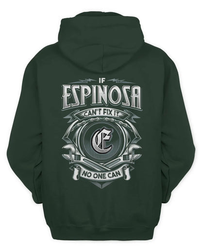 ESPINOSA AP81-K4-626 - Personalized Ahmed Quote Apparel “If Ahmed Can't Fix It, No One Can” - Unisex Hoodie - Forest Green