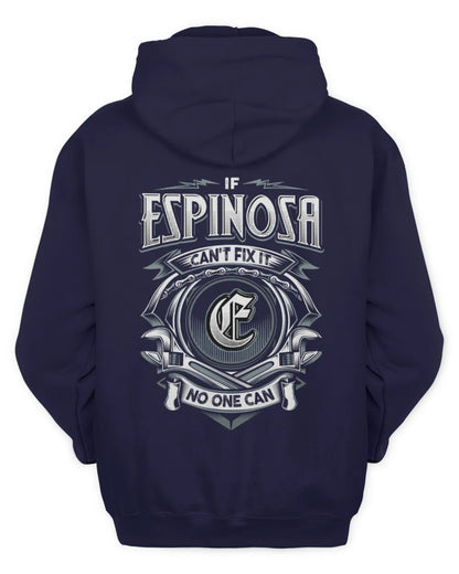 ESPINOSA AP81-K4-626 - Personalized Ahmed Quote Apparel “If Ahmed Can't Fix It, No One Can” - Unisex Hoodie - Navy