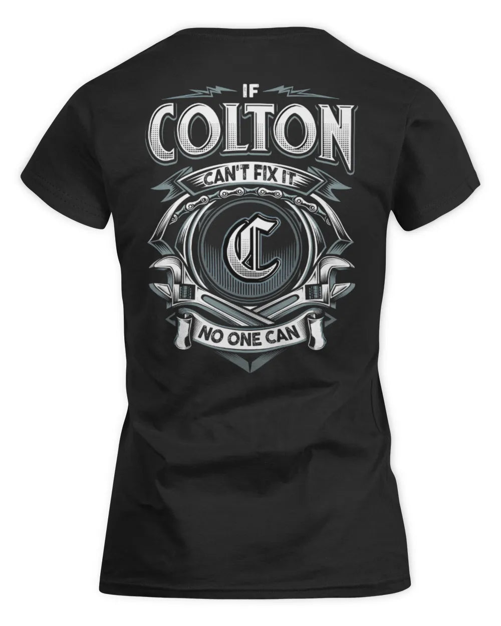 COLTON AP81-K4-626 - Personalized Ahmed Quote Apparel “If Ahmed Can't Fix It, No One Can” - Women's Standard T-Shirt - Black