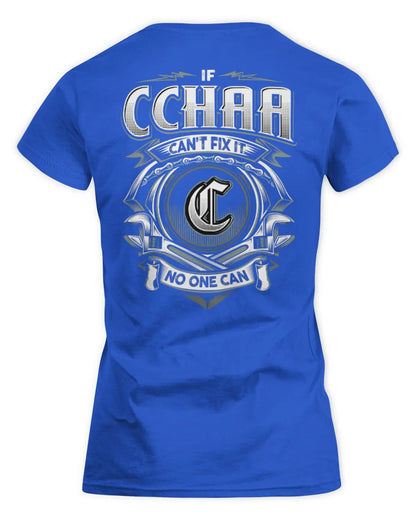 CCHAA AP81-K4-626 - Personalized Ahmed Quote Apparel “If Ahmed Can't Fix It, No One Can” - Women's Standard T-Shirt - Royal