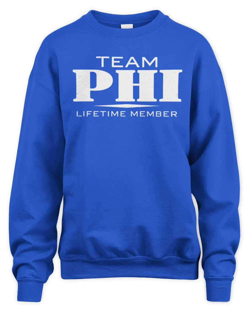 PHI BL62-K4-128 - Personalized “Team AARON Lifetime Member” - Unisex Sweatshirt - Navy