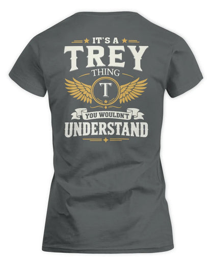 TREY KT06-M008 It’s a [NAME] Thing – You Wouldn’t Understand | Personalized Vintage T-Shirt - Women's Standard T-Shirt - Charcoal