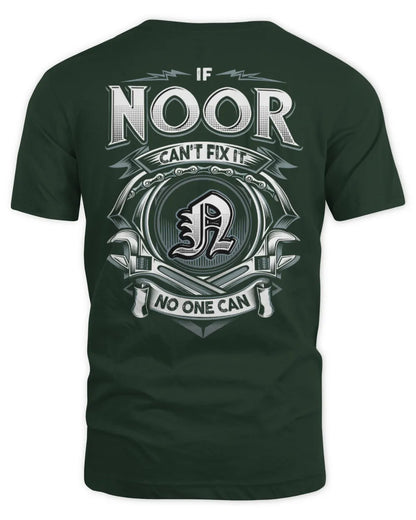 NOOR AP81-K4-626 - Personalized Ahmed Quote Apparel “If Ahmed Can't Fix It, No One Can” - Unisex Standard T-Shirt - Forest Green