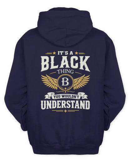 BLACK KT06-M008 It’s a [NAME] Thing – You Wouldn’t Understand | Personalized Vintage T-Shirt - Unisex Hoodie - Navy