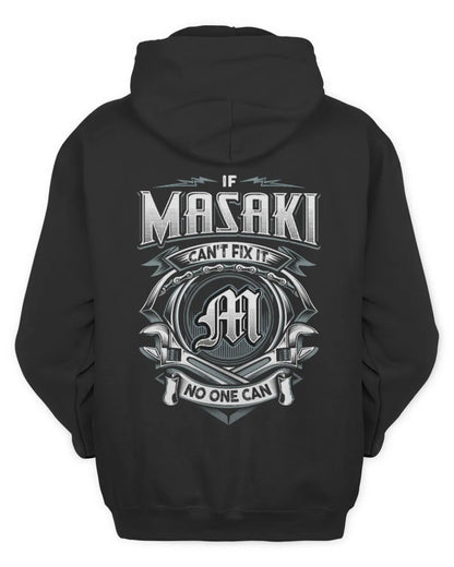 MASAKI AP81-K4-626 - Personalized Ahmed Quote Apparel “If Ahmed Can't Fix It, No One Can” - Unisex Hoodie - Black