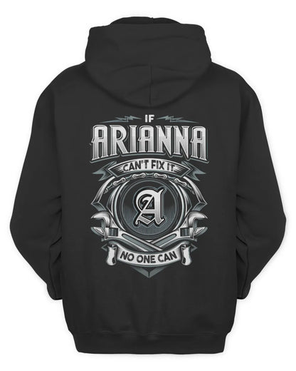 ARIANNA AP81-K4-626 - Personalized Ahmed Quote Apparel “If Ahmed Can't Fix It, No One Can” - Unisex Hoodie - Black