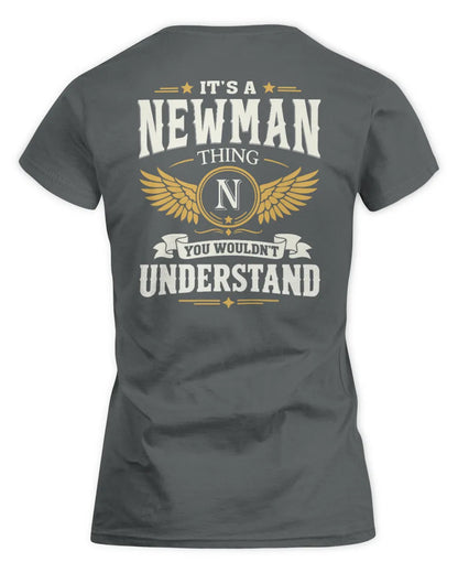 NEWMAN KT06-M008 It’s a [NAME] Thing – You Wouldn’t Understand | Personalized Vintage T-Shirt - Women's Standard T-Shirt - Charcoal