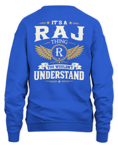 RAJ KT06-M008 It’s a [NAME] Thing – You Wouldn’t Understand | Personalized Vintage T-Shirt - Unisex Sweatshirt - Royal