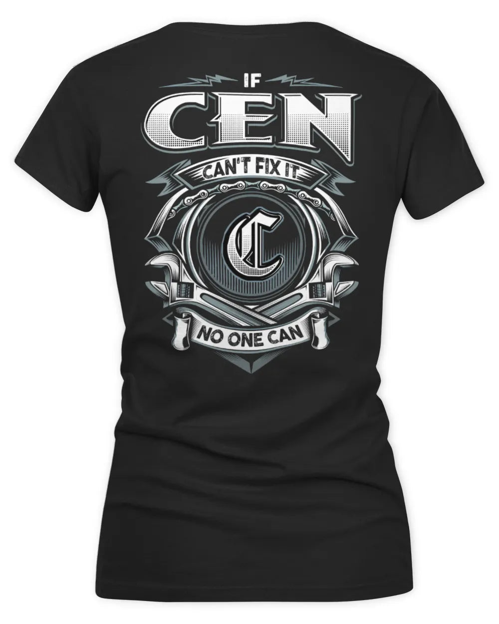CEN AP81-K4-626 - Personalized Ahmed Quote Apparel “If Ahmed Can't Fix It, No One Can” - Women's V-Neck T-Shirt - Black